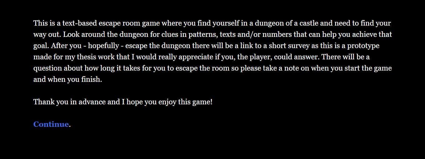 Thesis escape rooms prototype (Version 1)