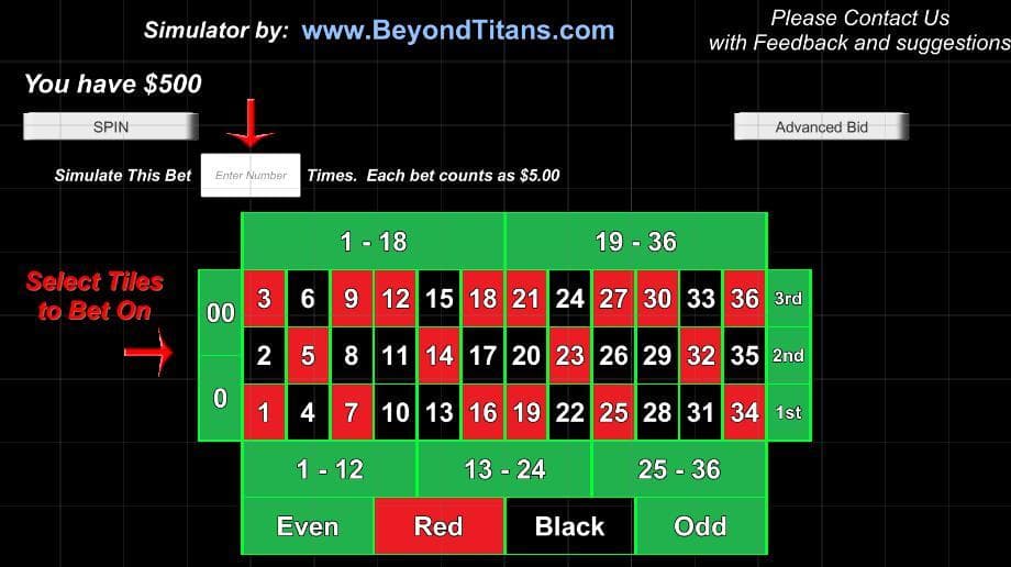 Roulette Simulator (itch)