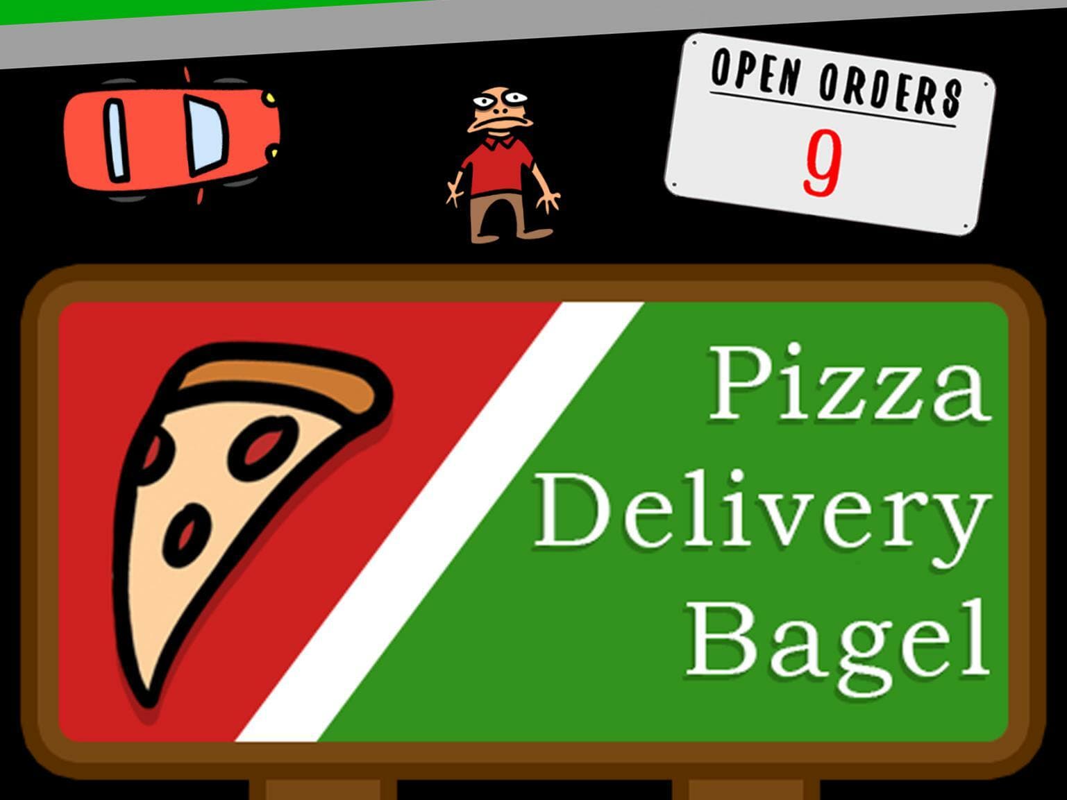 Pizza Delivery Bagel